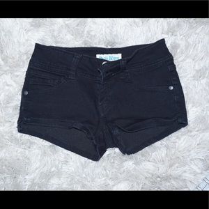 Classic black tight shorts